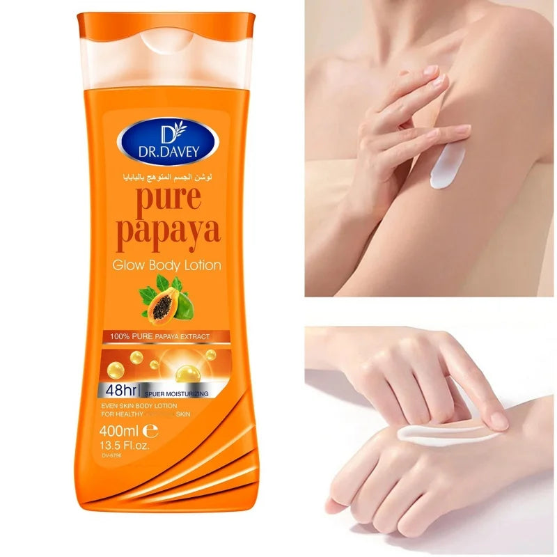 DR.DAVEY Papaya Skin Care Gift Set – Lotion, Soap & Body Oil