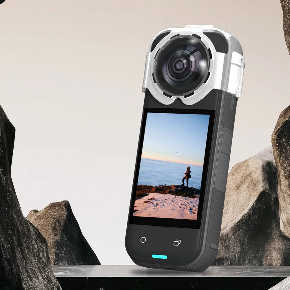 For Insta360 X5 Action Camera Lens Guard Wear Resist Lens Protector Cover Lightweight Anti-Scratch Lens Cap Lens Protect Sleeve Oasis Select China Mainland