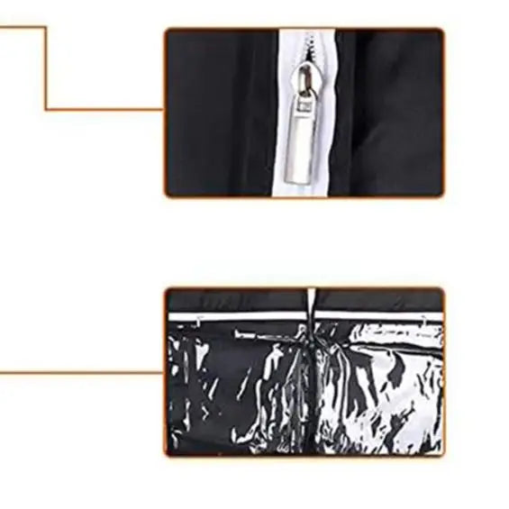 50 Inch Suit Travel Bag with Transparent Pockets for Keeping Clothes Neat and Accessories Visible during Trips Oasis Select