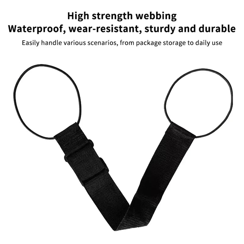 Rainbow Adjustable Luggage Connector Straps – Set of 2