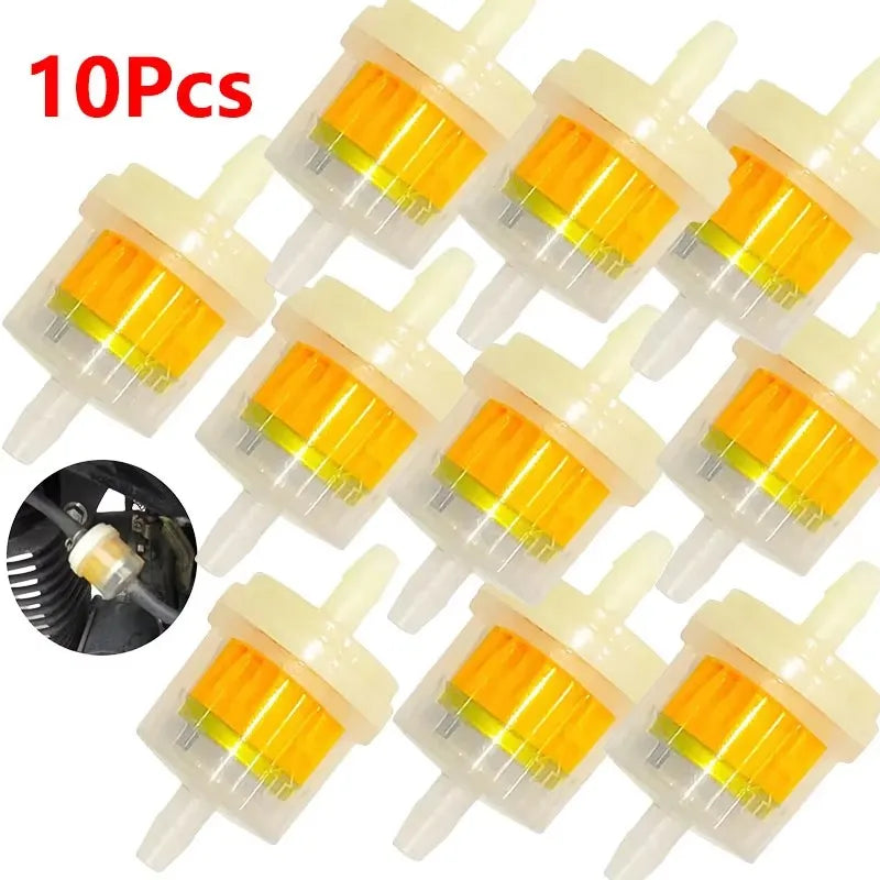 20/1pcs Professional Motorcycle Oil Filter Inline Gas Fuel Filter Gasoline Filters Tool For Scooter Moped Scooter Dirt Bike ATV Oasis Select