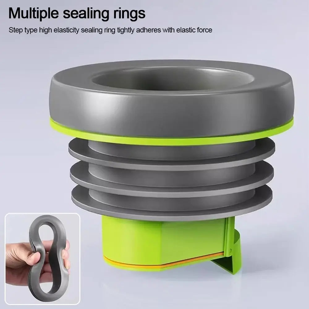 Toilet Flange Anti-Backflow Wax Seal Ring | Leak-Proof ABS