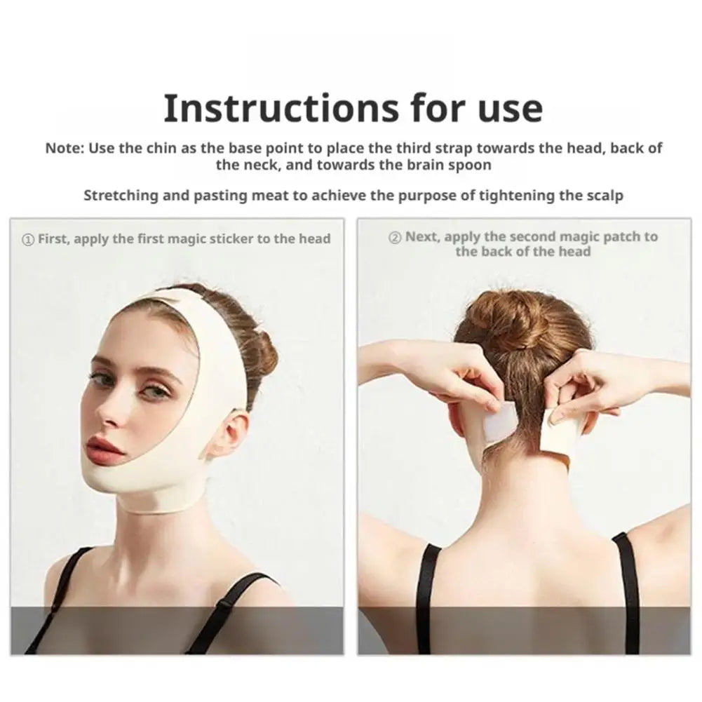 Face Lift V Shaper Mask Facial Slimming Bandage Chin Cheek Lift up Belt Anti Wrinkle Strap Beauty Tools Sleep Aids Chin Strips Oasis Select