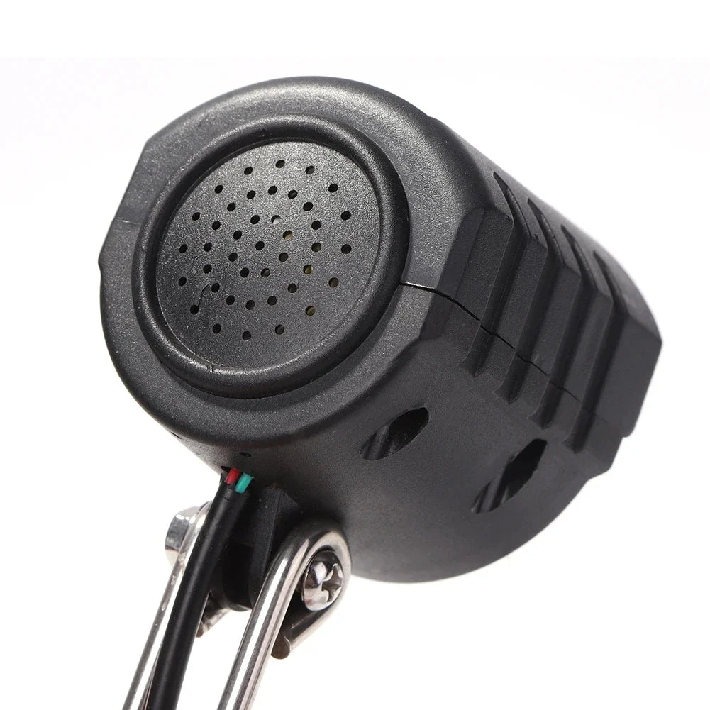 E-Bike Horn Light Electric Bicycle 4 LED Headlight 12W Waterproof 2 in 1 Horn and Light Switch Bicycle Flashlight Oasis Select