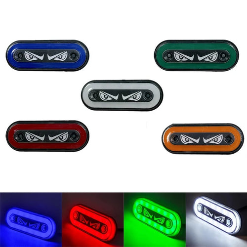 High Visibility 12V/24V LED Side Markers Flashing And Constant Light Modes For Trucks Trailers And Motorcycles Oasis Select