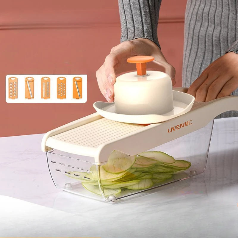 Multifunctional Slicer Shredded Potatoes and Carrots Grater Multi-functional Slicer for Household Kitchen vegetable cutter Oasis Select A