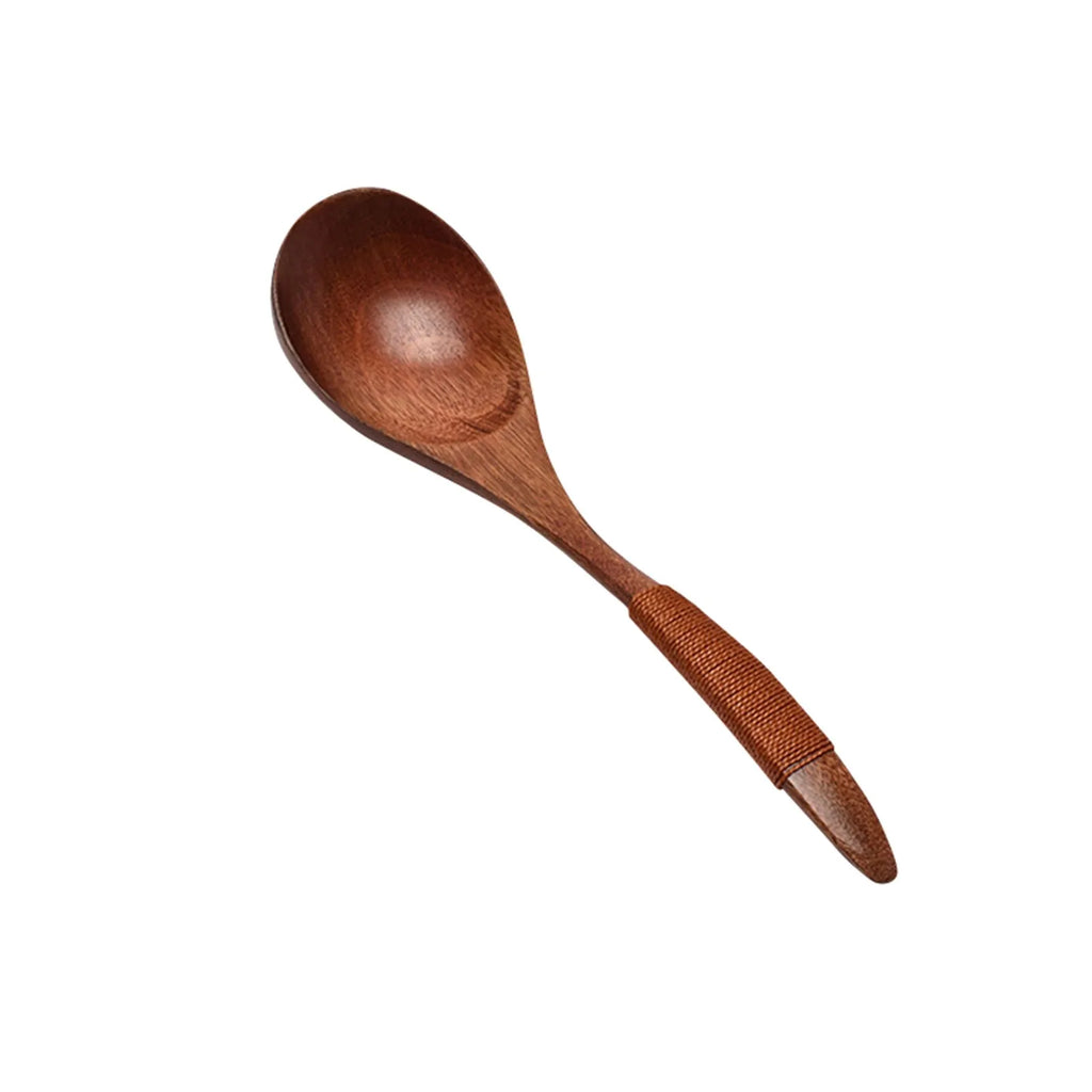 Japanese Wooden Spoon – Long Handle Ramen & Baby Spoon Wooden Kitchen Spoon Oasis Select I
