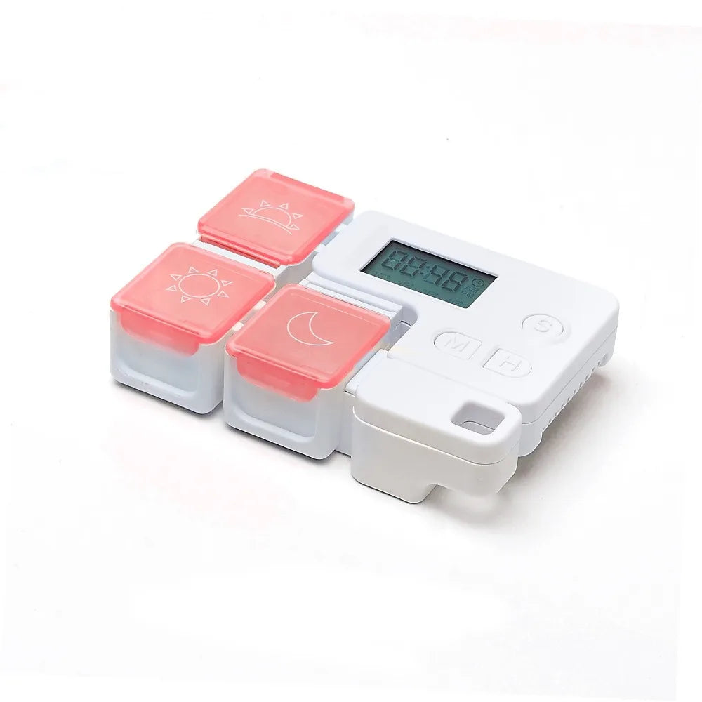 7-Day Smart Pill Organizer with Alarm Timer & Reminder