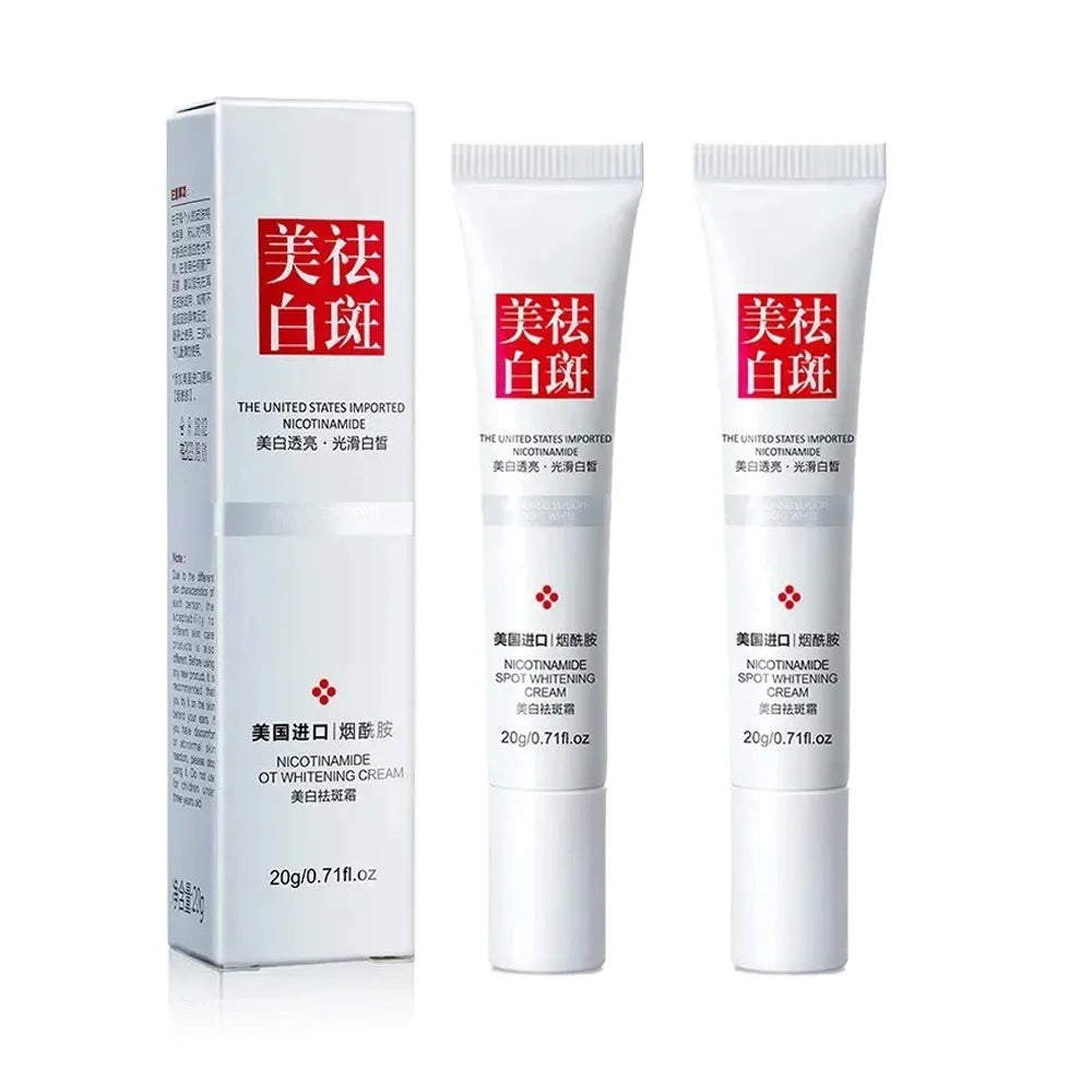 1/2/3/4pcs Whitening Cream Anti Freckle Face Cream Anti-Spot Niacinamide Vitamin E Improve Dullness Fast Brighten Nourish Skin Oasis Select 2pcs