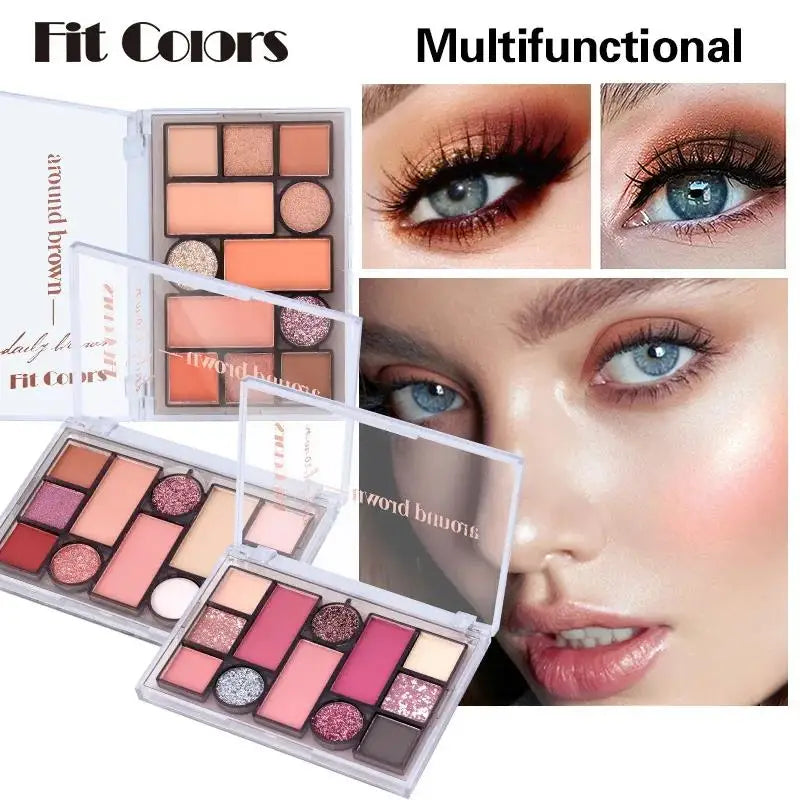 Pearl Matte Eye Shadow Makeup Palette 12 Colors Blusher Powder For Face And Eyebrow Beauty Cosmetic Oasis Select