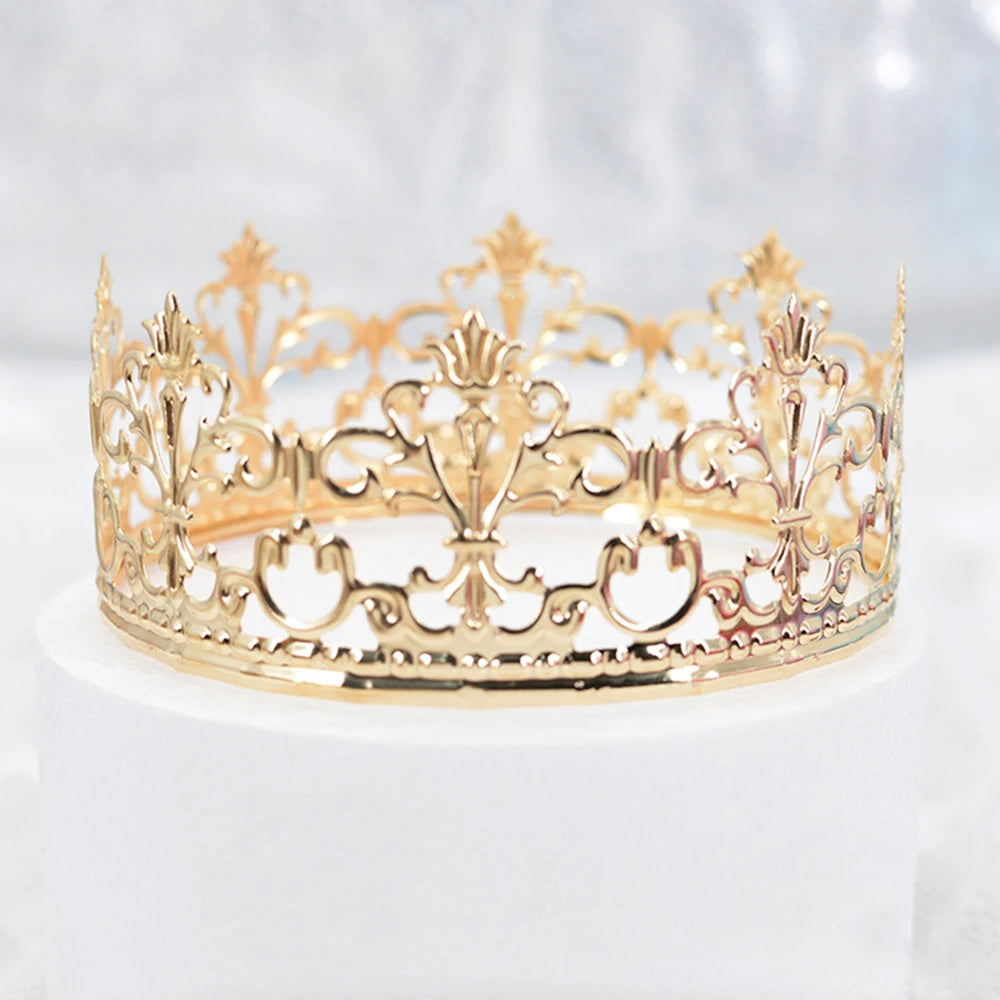 2022 New Crown Cake Topper Decoration Elegant Wedding DIY Cake Birthday Wedding Party Decorating Baking Decoration Supplies Oasis Select