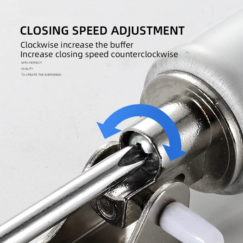 Automatic Door Soft Close 90 Degrees Within The Positioning Stop Buffer Adjustment,Door Closer Furniture Hardware Oasis Select