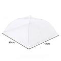 White Food Cover Mesh Folding Washable Flies Tables Cover Insect Proof Protective Dish Covers Home Kitchen Storage Accessaries Oasis Select 18 inch