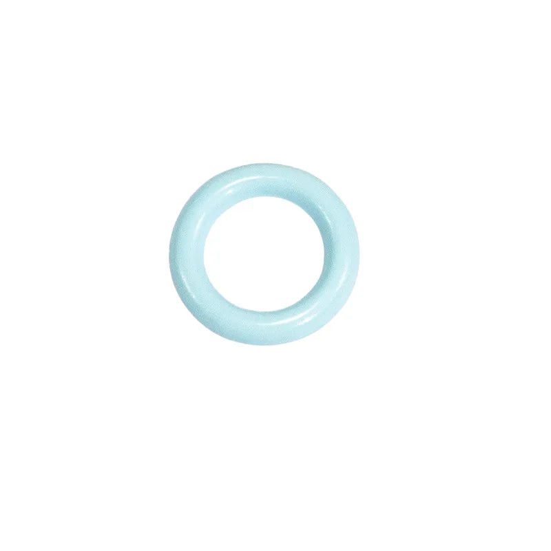 50pcs 9mm Mix Color Soldered Closed Jump Rings Small O Ring Connector for DIY Bracelet Necklace Craft Jewelry Making Oasis Select Light Blue 1.7X9mm