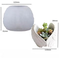 Angel Wings Silicone Mold DIY Gypsum Flowerpot Mould Wings Candle Holder Molds Succulent Flower Pot Concrete Storage Jar Moulds Oasis Select white