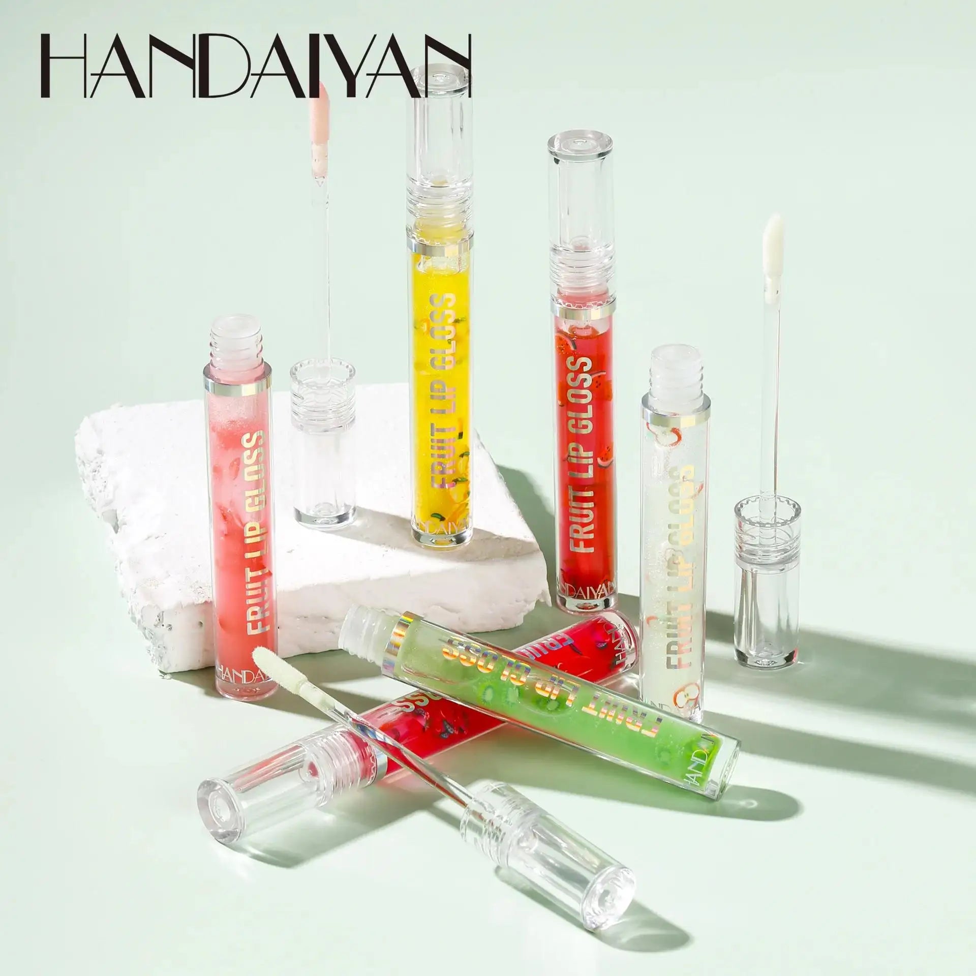 Glossy Lip Oil Moisturizer Transparent Fruit Flavor Shine Hydration Water Like Tinted Nourishing Care Gloss Oasis Select