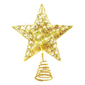 Christmas Tree Top Ornament Hollow Decoration for Christmas Tree Decoration DIY Oasis Select 1pcs