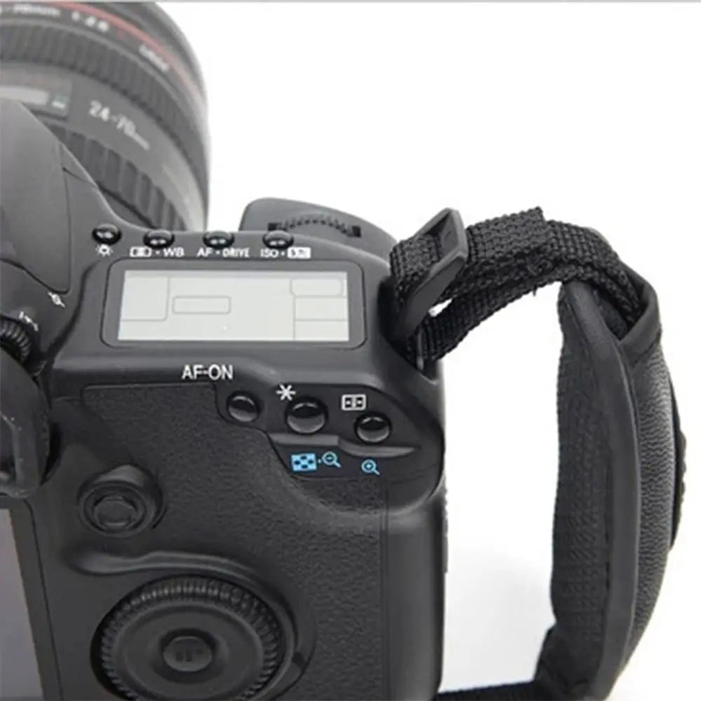 Digital Camera for Canon EOS Nikon Olympus SLR/DSLR PU Leather Strap Black Camera Hand Grip Leather Wrist Strap Oasis Select
