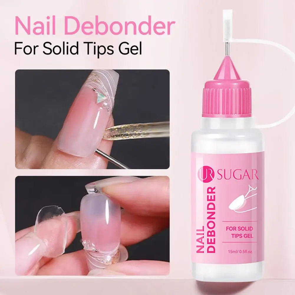 Nail Solid Gel Glue Remover & Debonder Fast Dissolve Liquid for Fake Tips Press On Nails, False Nails | Quick Manicure Tool Oasis Select