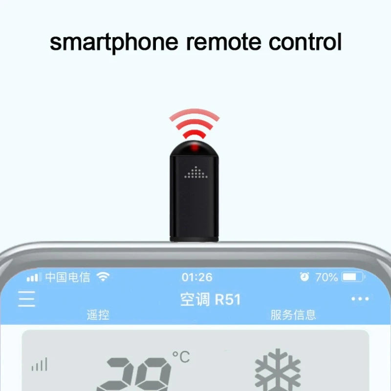 Smart Phone Infrared Transmitter Universal Mini Remote Controller Type-c Replacement For Smartphone TV Air Conditioner Fan Camer Oasis Select