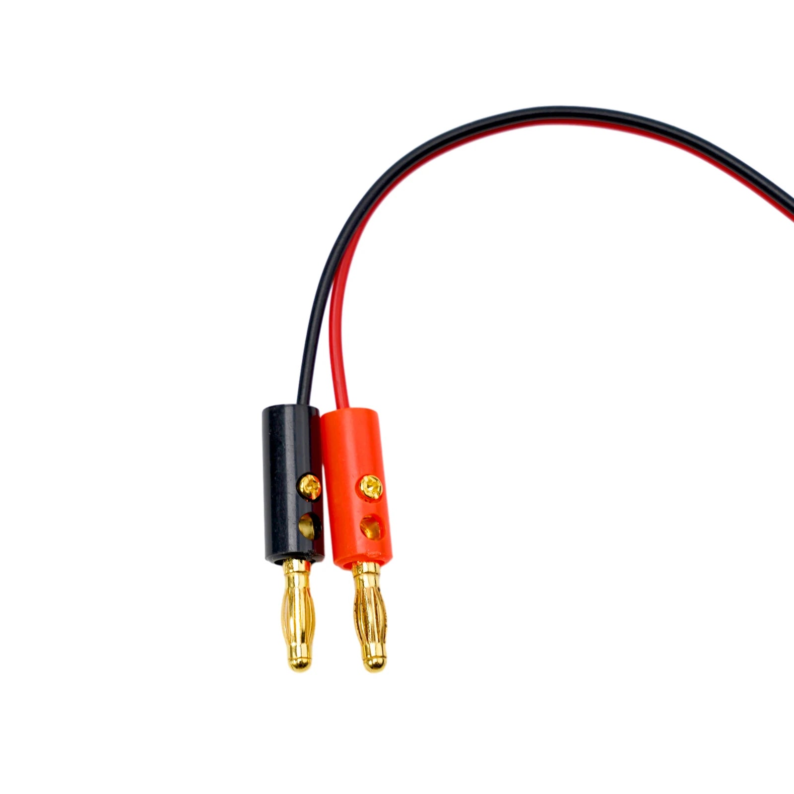 2PCS 4mm Banana Plug To Test Hook Clips 4mm Banana Plug Connector To Hook Clamp Adapter For Multimeter Test Leads Oasis Select