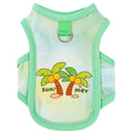 Striped Mesh Pet Cooling Vest Thin Breathable Breathable Dog Ice Silk T-shirt Cartoon Bear Pattern Lightweight Cooling Jacket Oasis Select Green-S