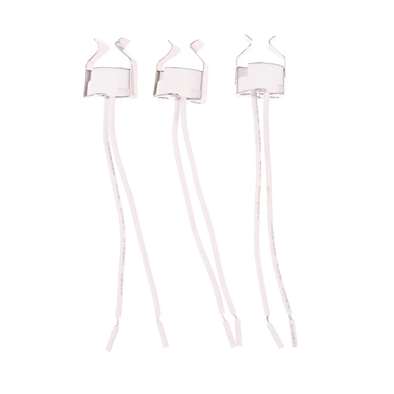 3PCS MR16 GU5.3 G5.3 Lamp Holder Bulb Base with Wire Ceramic Halogen Socket Pottery Connector 250V Led Light New Oasis Select