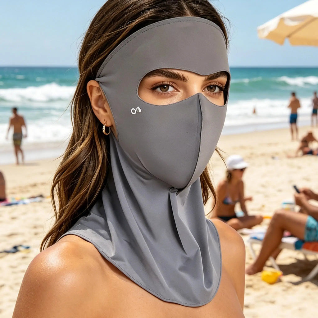 Face Cover Mask Scarf UV Protection Breathable Ice Silk Sun Protection Masks Outdoor Sport Sun Protection Masks Oasis Select