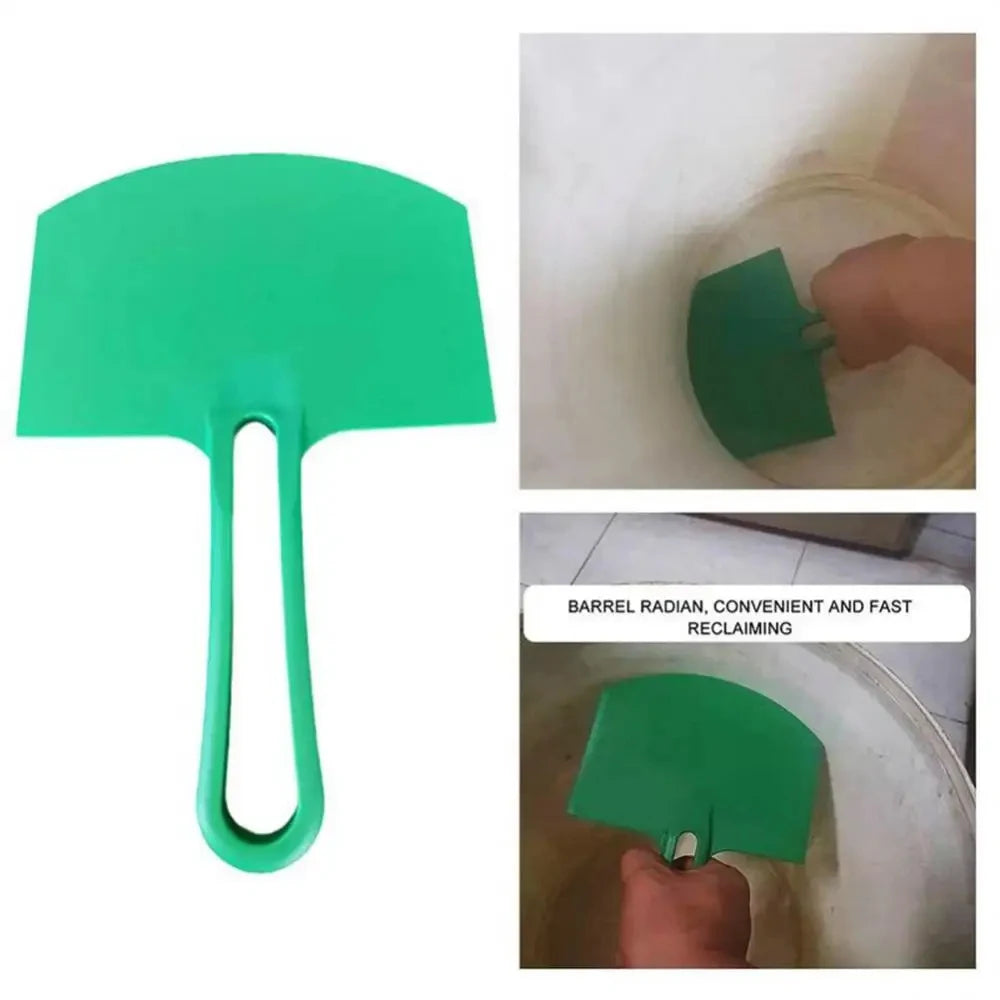 1/2Pcs Curved Bucket Scoop Scraper Spackle Paint Putty Knife Drywall Finishing Plaster Scraping Decals Patch Construction Tools Oasis Select