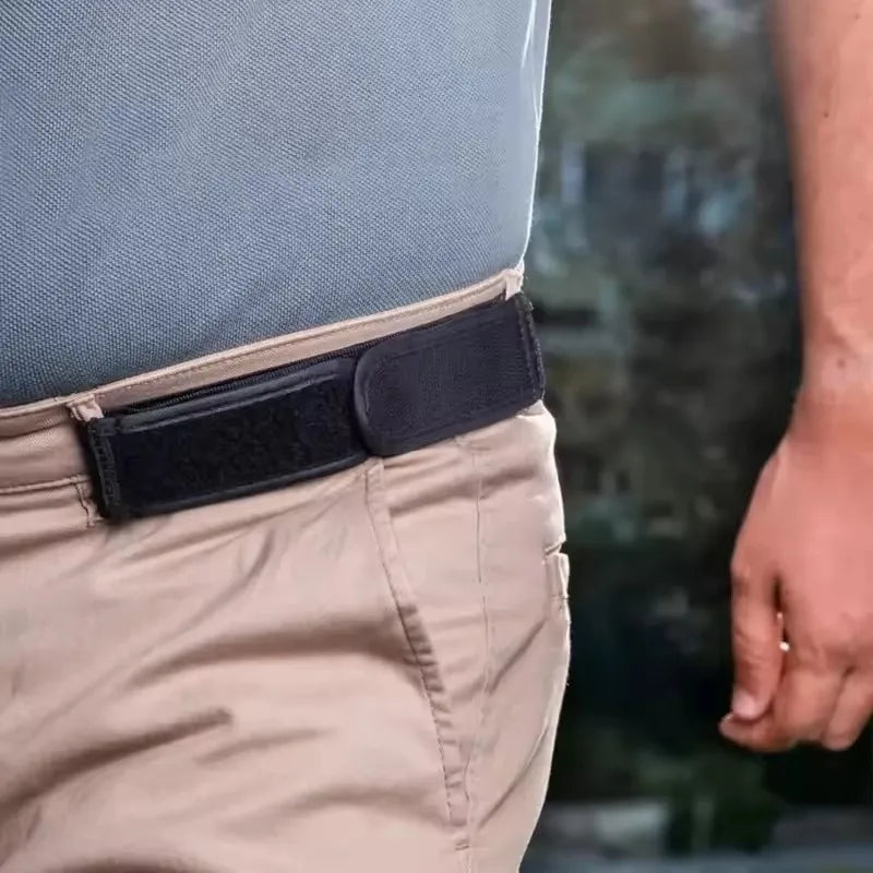 Fashion Ultra-soft No Buckle Elastic Belts Stylish Comfortable Belt Loop Buckle-Free Belt Unisex Jeans Pants Belt Women Oasis Select