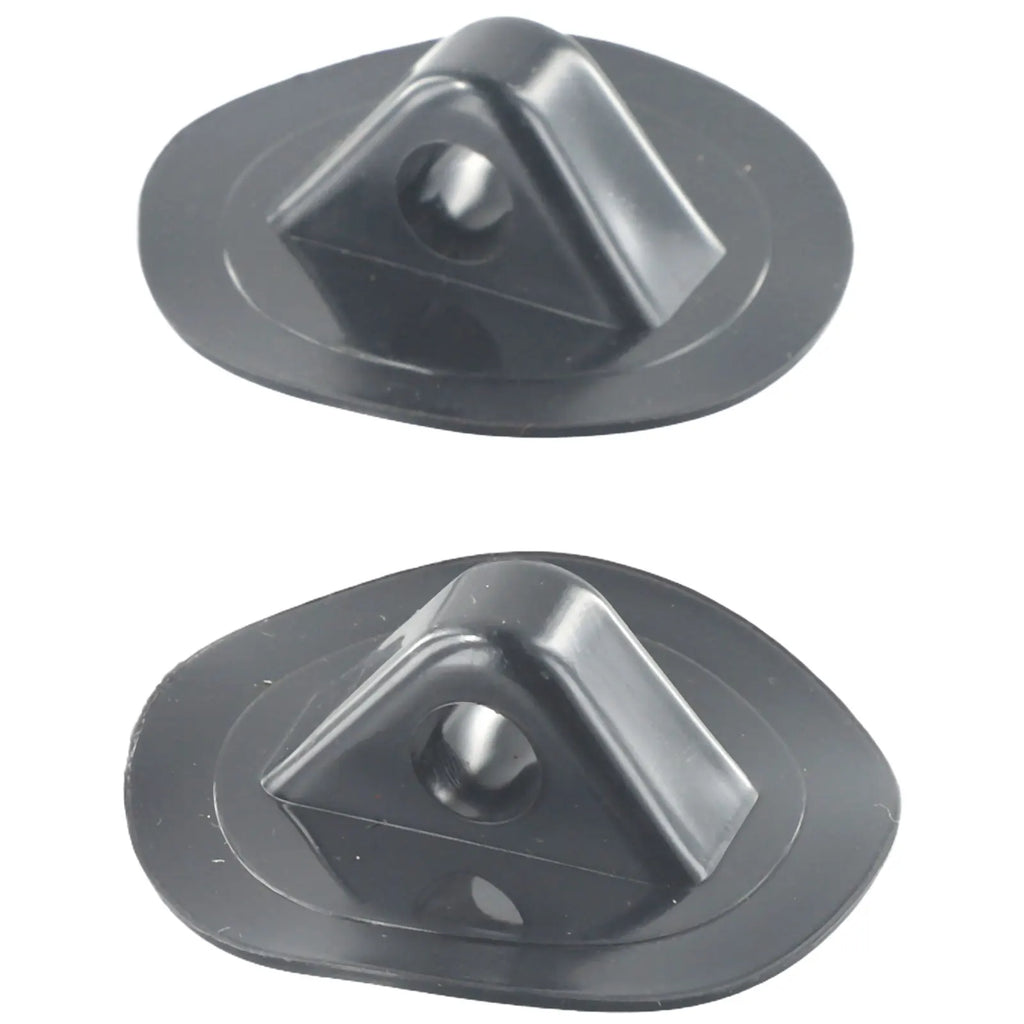2 Pcs Inflatable Boat Safety Rope Buckle PVC Awning Buckle Anchor Rope Buckle 2X Black Grommets Durable Camping Accessories Oasis Select 2PCS