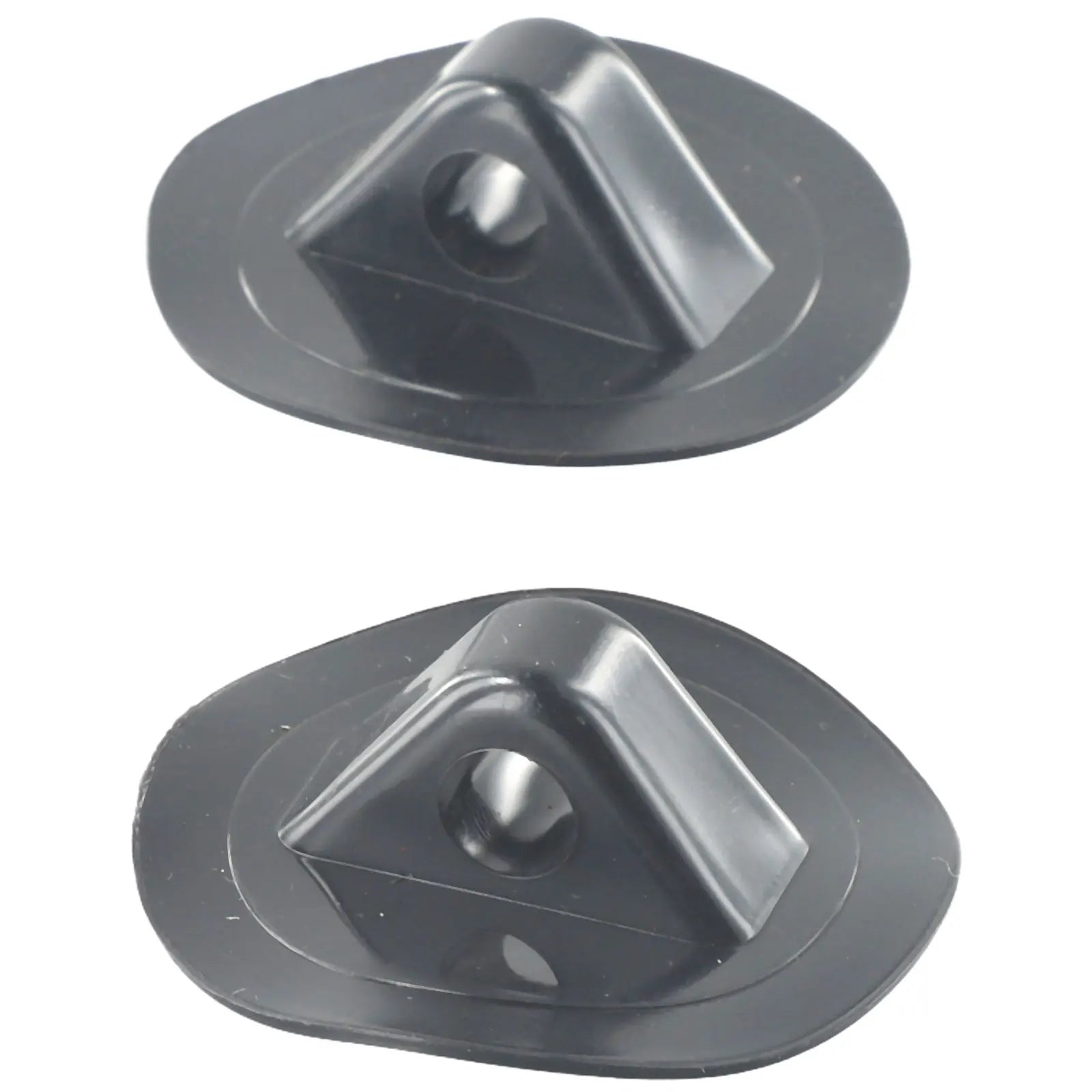2 Pcs Inflatable Boat Safety Rope Buckle PVC Awning Buckle Anchor Rope Buckle 2X Black Grommets Durable Camping Accessories Oasis Select 2PCS