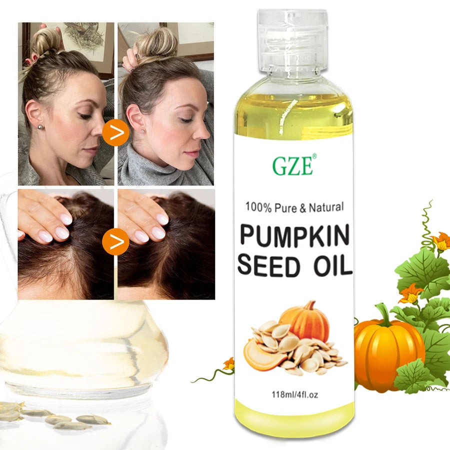 GZE Pumpkin Seed Carrier Oil – Cold Pressed Pure 118ml
