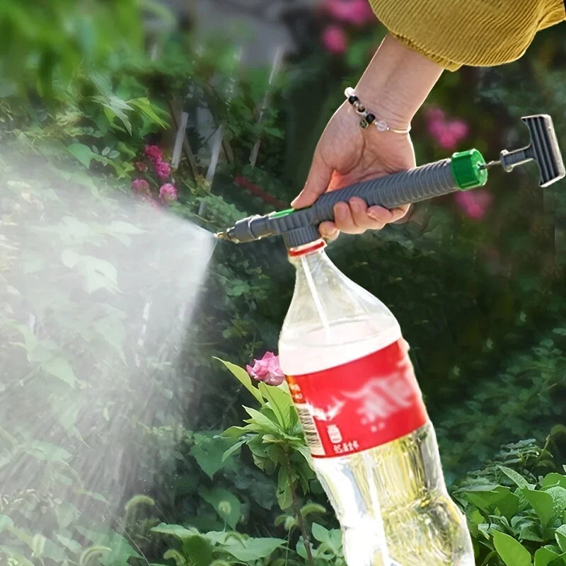 Garden Watering Artifact Beverage Bottle Sprayer Cola Spray Head Universal Reciprocating Pull-out Disinfection Watering Vegetabl Oasis Select