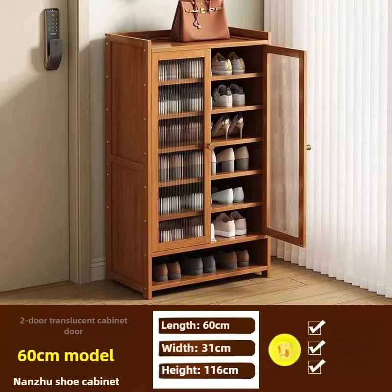 Multi-functional shoe cabinet shoe rack large capacity shoe storage rack dustproof multi-layer shelf Oasis Select Two door F
