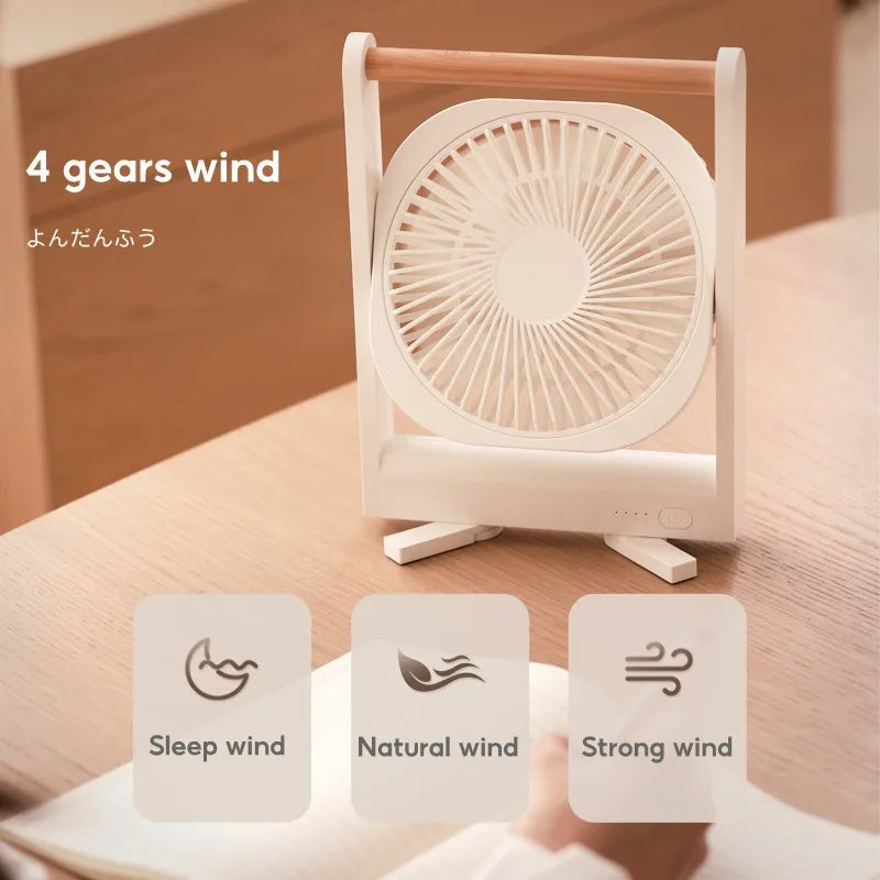 URGGU 3-in-1 Portable Fan – Desktop, Wall & Magnetic USB