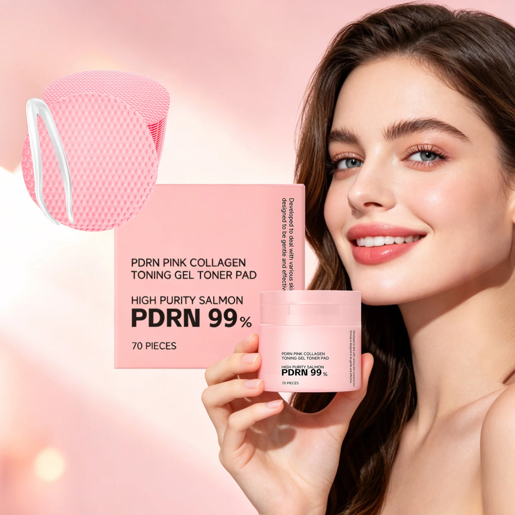 PDRN Collagen Toner Pads Repair Skin Barrier Calm Redness Hydrate Skin Reduce Skin Fine Lines Brighten Dullness Facial Toner Pad Oasis Select