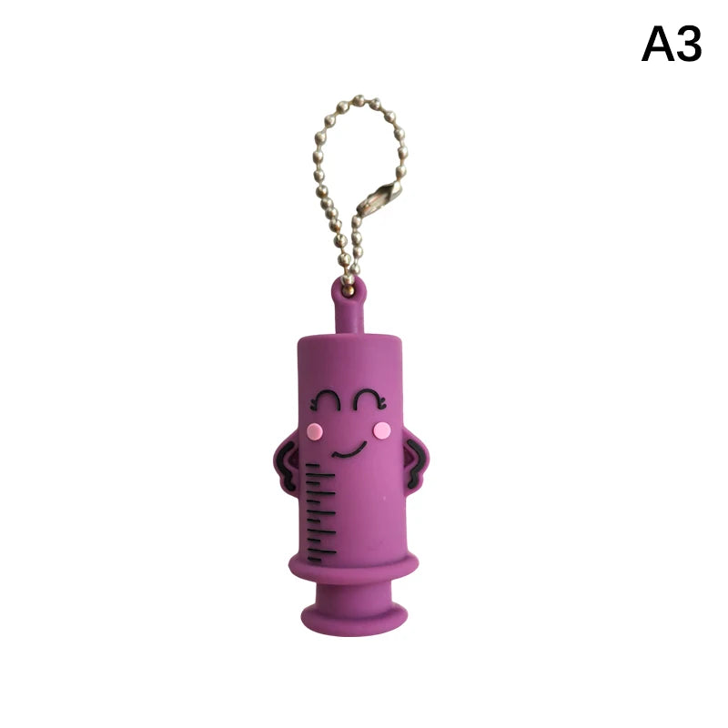Syringe-Shaped Ampoule Bottle Opener Keychain for Nurses And Doctors Medication Vial Breaker Tool Oasis Select A3