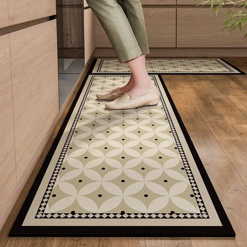 Diatomaceous Mud Kitchen Floor Mat Super Absorbent Doormats Bathroom Pad Anti-Slip Kitchen Mats Wipeable Wash Long Strip Carpet Oasis Select
