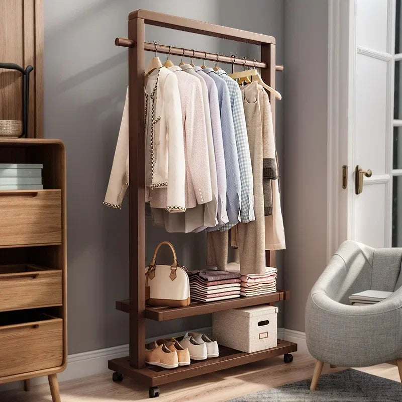 Multi-functional Hanging hanger Floor-to-ceiling bedroom Simple hanger Removable coat rack sturdy and durable Oasis Select