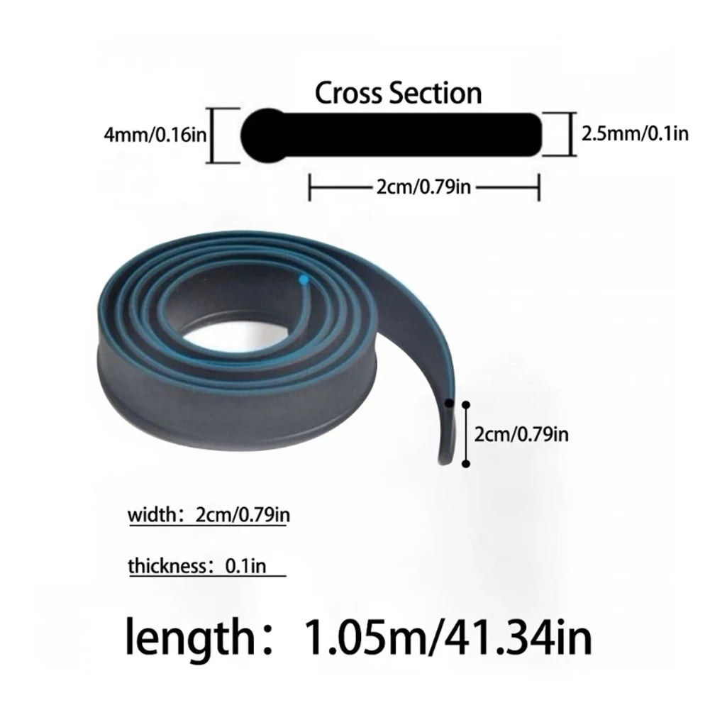 41inch Glass Squeegee Refills Replacement Squeegee Rubber For Glass Cleaning Window Shower Door Cleaning Tool Oasis Select Black