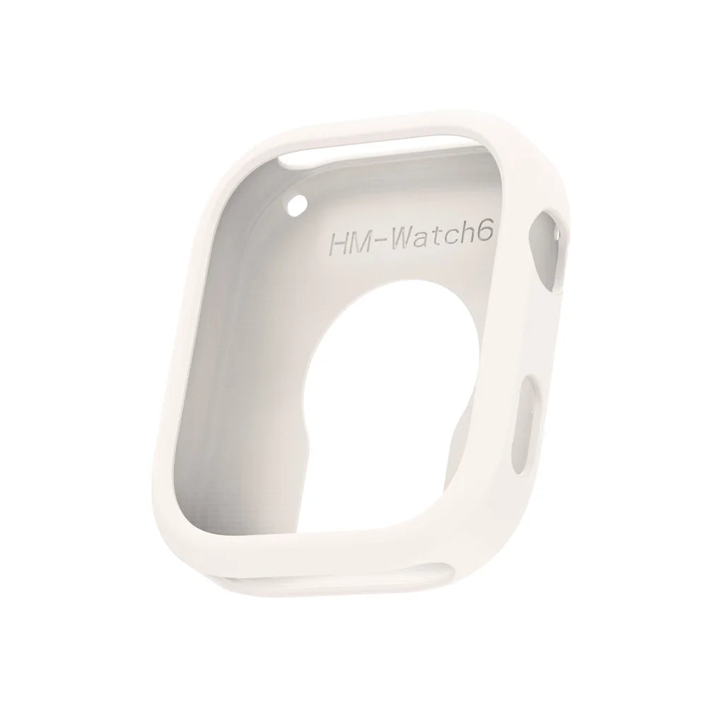 Silicone Case for Redmi Watch 6 – Bumper Shell Protector Smartwatch Protective Case Oasis Select Ivory