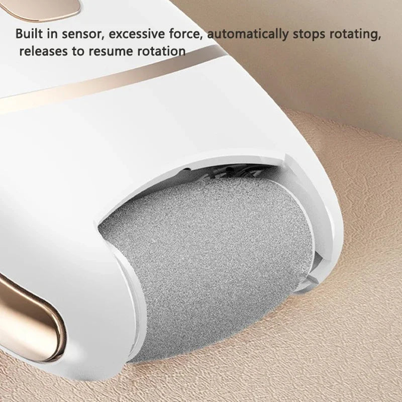 1 PC Electric Foot Grinder, Rechargeable Thick Leather Polishing Foot Grinder, and 2 Different Thickness Grinding Heads Oasis Select