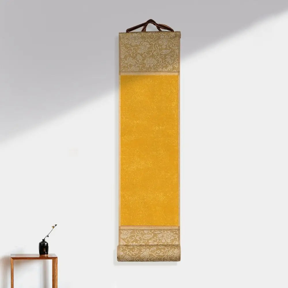 Self-made Gifts Art Supplies Painting Drawing Paper Gilded Rice Paper Scroll Blank Hanging Scroll Mini Batik Trumpet Scroll Oasis Select 06