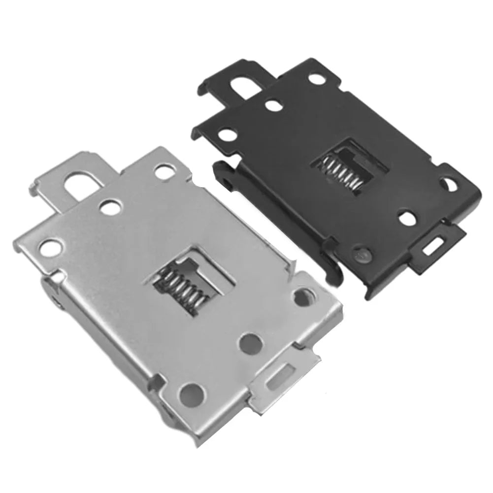 DIN 35mm Relay Mounting Bracket Fixed Power Switch Guide Rail Buckle Solid State Relay Clip Clamp For C45 Rail Mount Adapter Oasis Select