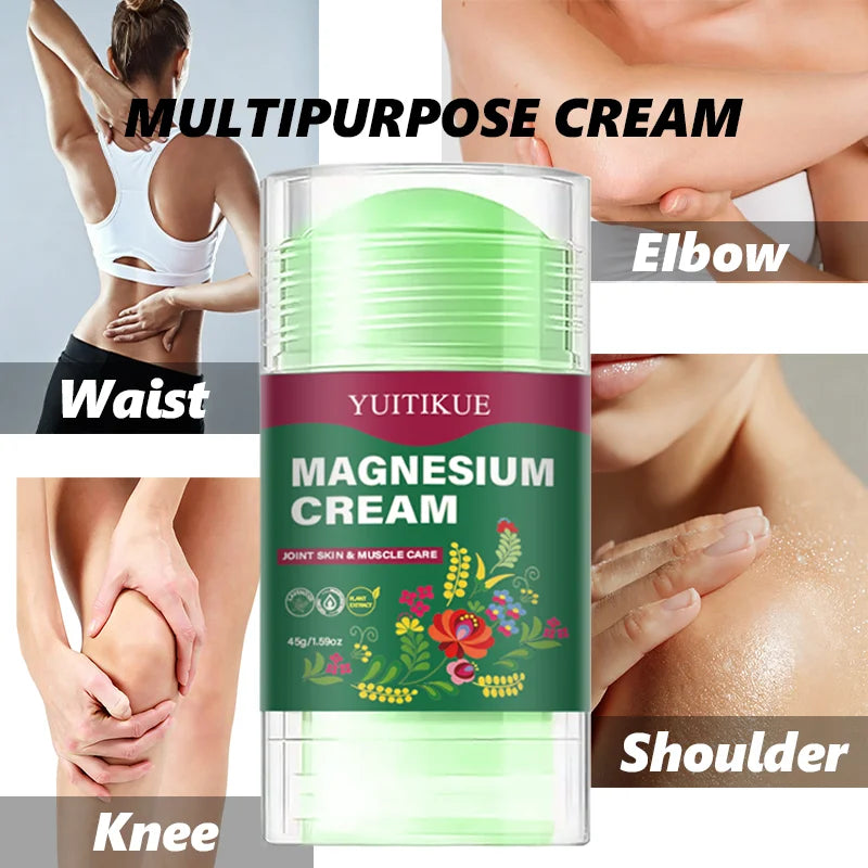YUITIKUE Magnesium Cream – Muscle Relief, Lavender & Rosemary