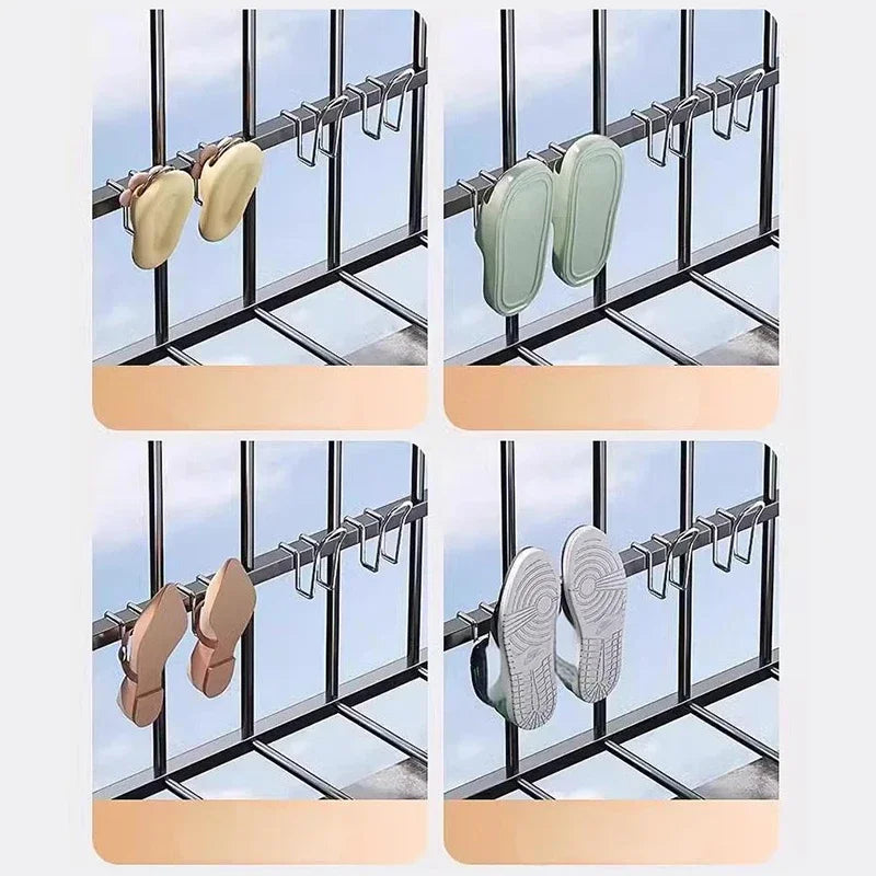 Shoes Drying Rack Shoe Display Hook Shoes Drying Rack Stainless Steel Shoes Hanger For Closet Organization Oasis Select