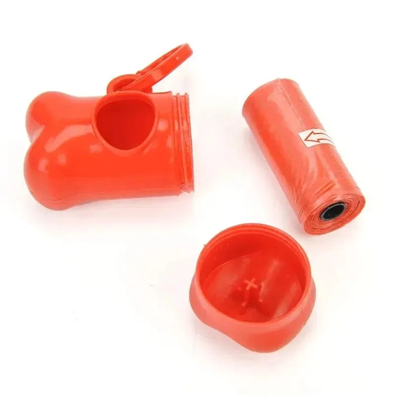1/2/3/4/10pcs Bone Shaped Pet Garbage Bag Dispenser for Dogs Carrying Cleaning Supplies When Going Out Oasis Select