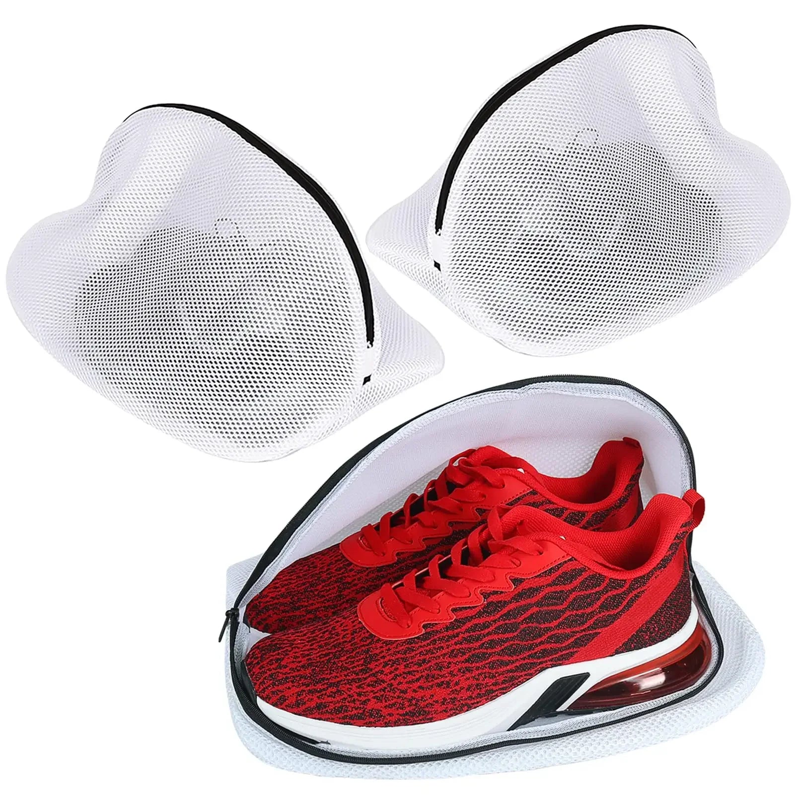 Shoe Washing Bag, Storage Bag Mesh Shoe Laundry Bags with Zip Closure for Sneakers, Running Shoes, Socks, Bras Organizer Oasis Select