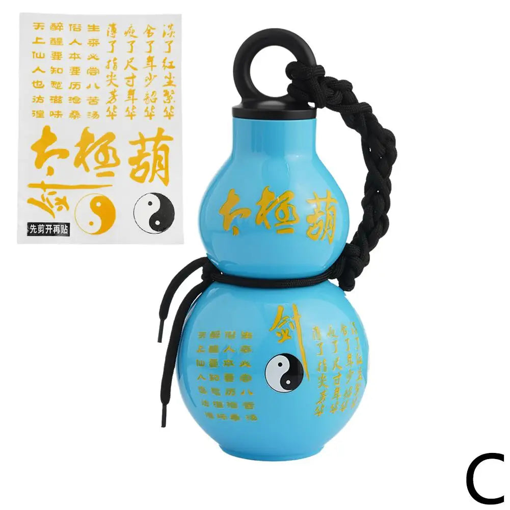 800ml Gourd Water Bottle – Food-Grade Plastic Sports Kettle